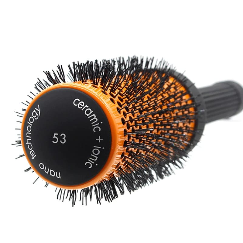 Brosse brushing cheveux frisés rouleau