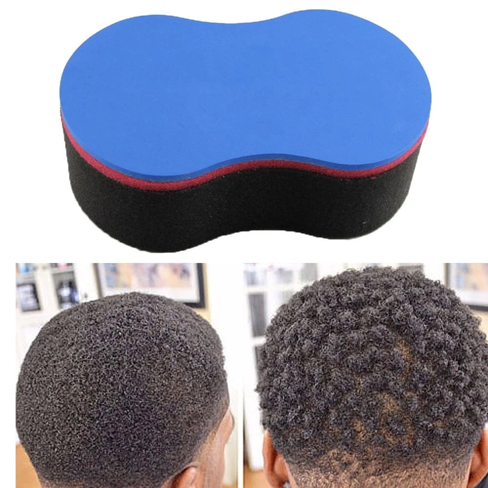 Brosse Éponge Pour Cheveux Afro, 1 Pièce, Brosse Magique Torsadée
