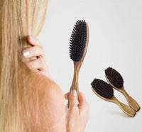 Thumbnail for Brosse à cheveux poil de sanglier design femme